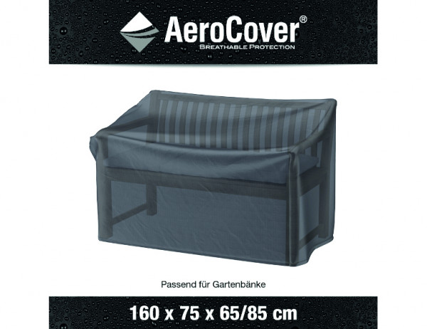 AEROCOVER Atmungsaktive Schutzhülle für Bänke 160x75xH65/85 cm
