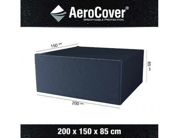 AEROCOVER Atmungsaktive Schutzhülle für Sitzgruppen 200x150xH85 cm