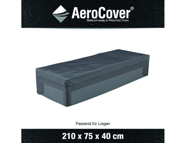 AEROCOVER Atmungsaktive Schutzhülle für Liegen 210x75xH40 cm