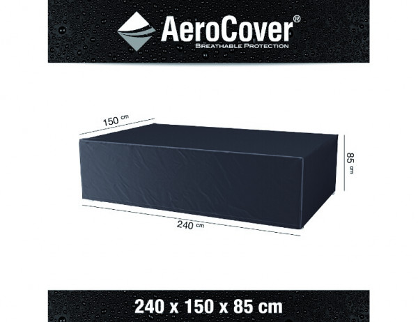 AEROCOVER Atmungsaktive Schutzhülle für Sitzgruppen 240x150xH85 cm